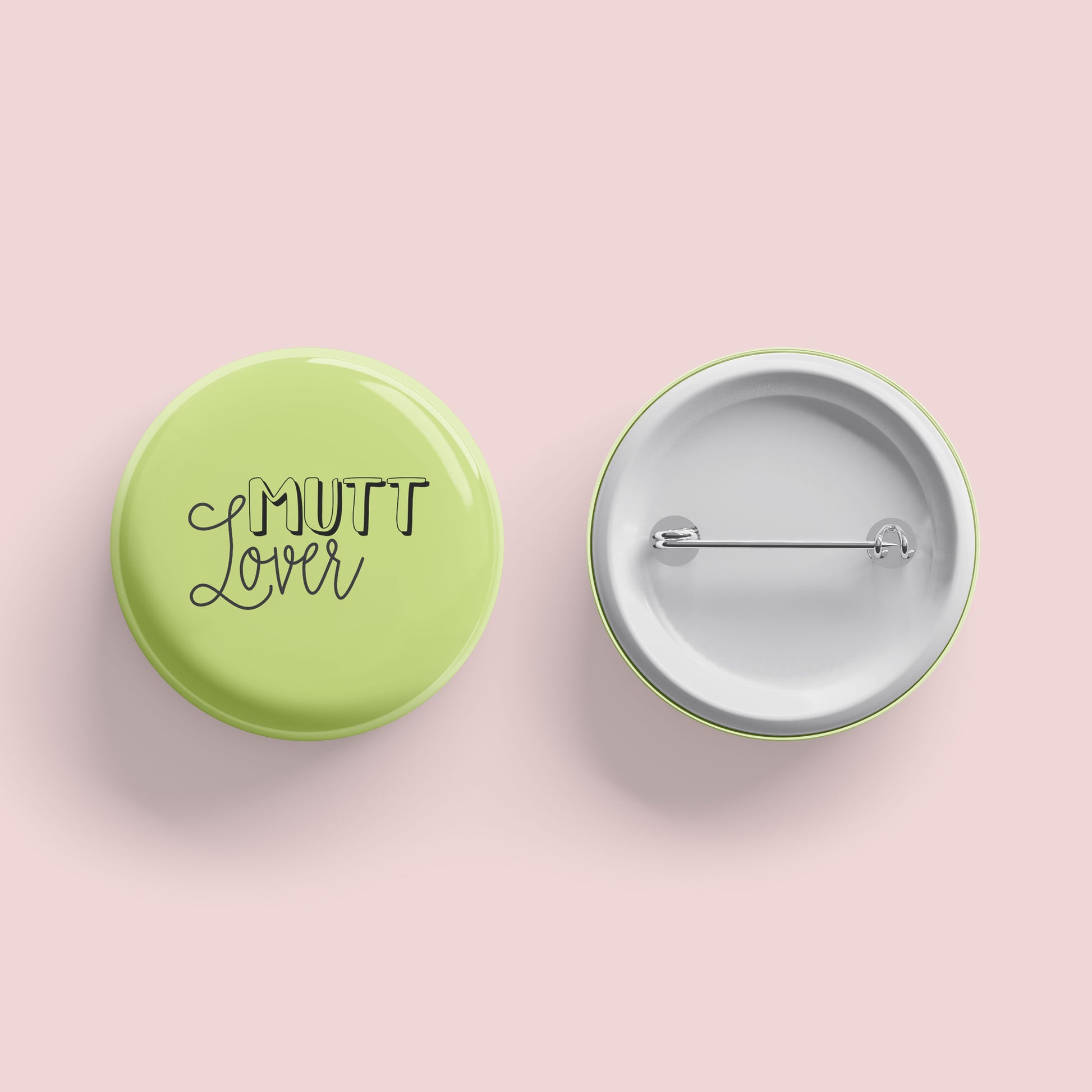 Mutt Lover Button - The Dapper Paw