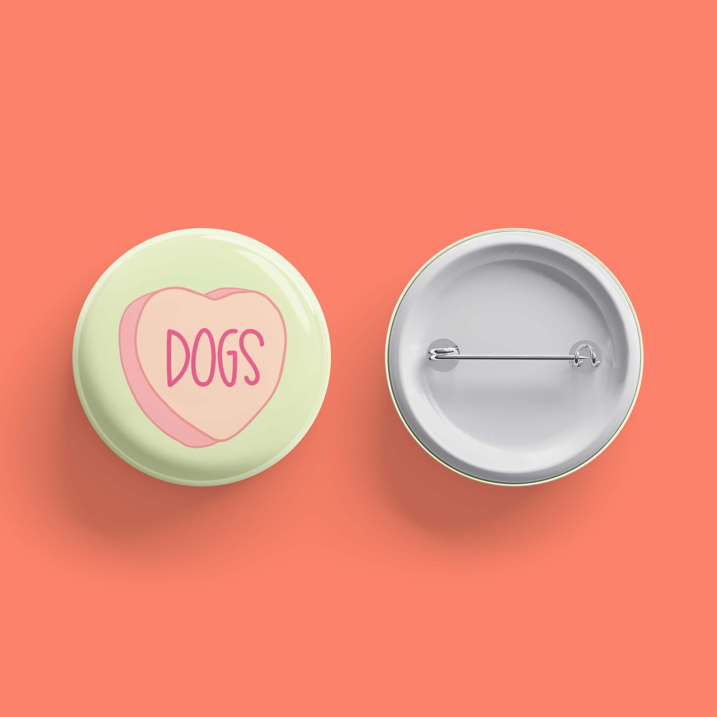 DOGS Heart Button