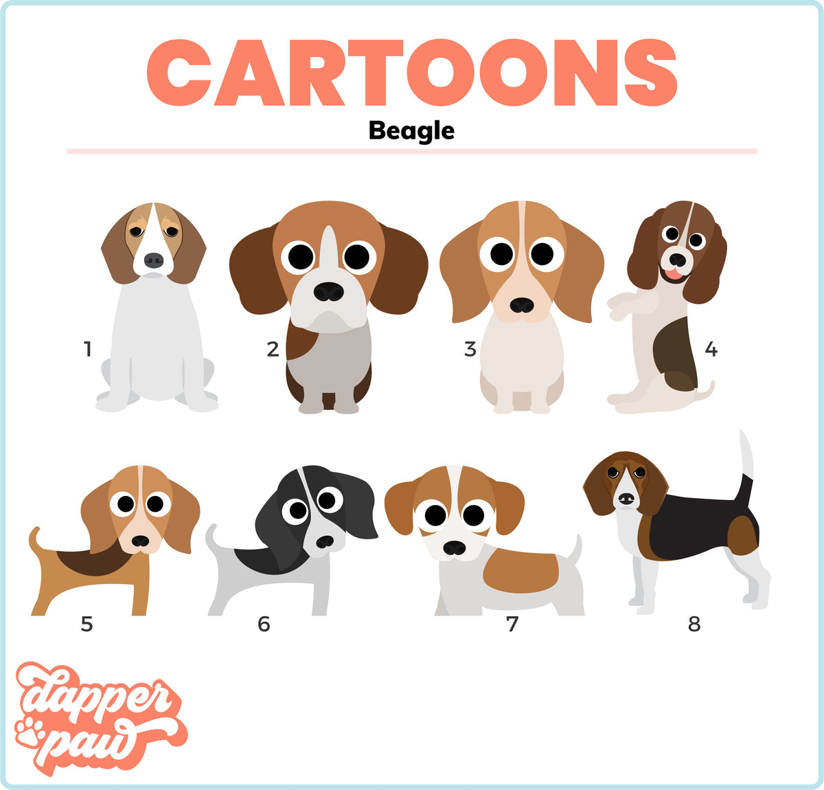 Pup and Me Cartoon Ornament - The Dapper Paw