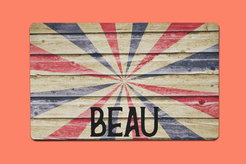 Beau's Wooden Flag Placemat