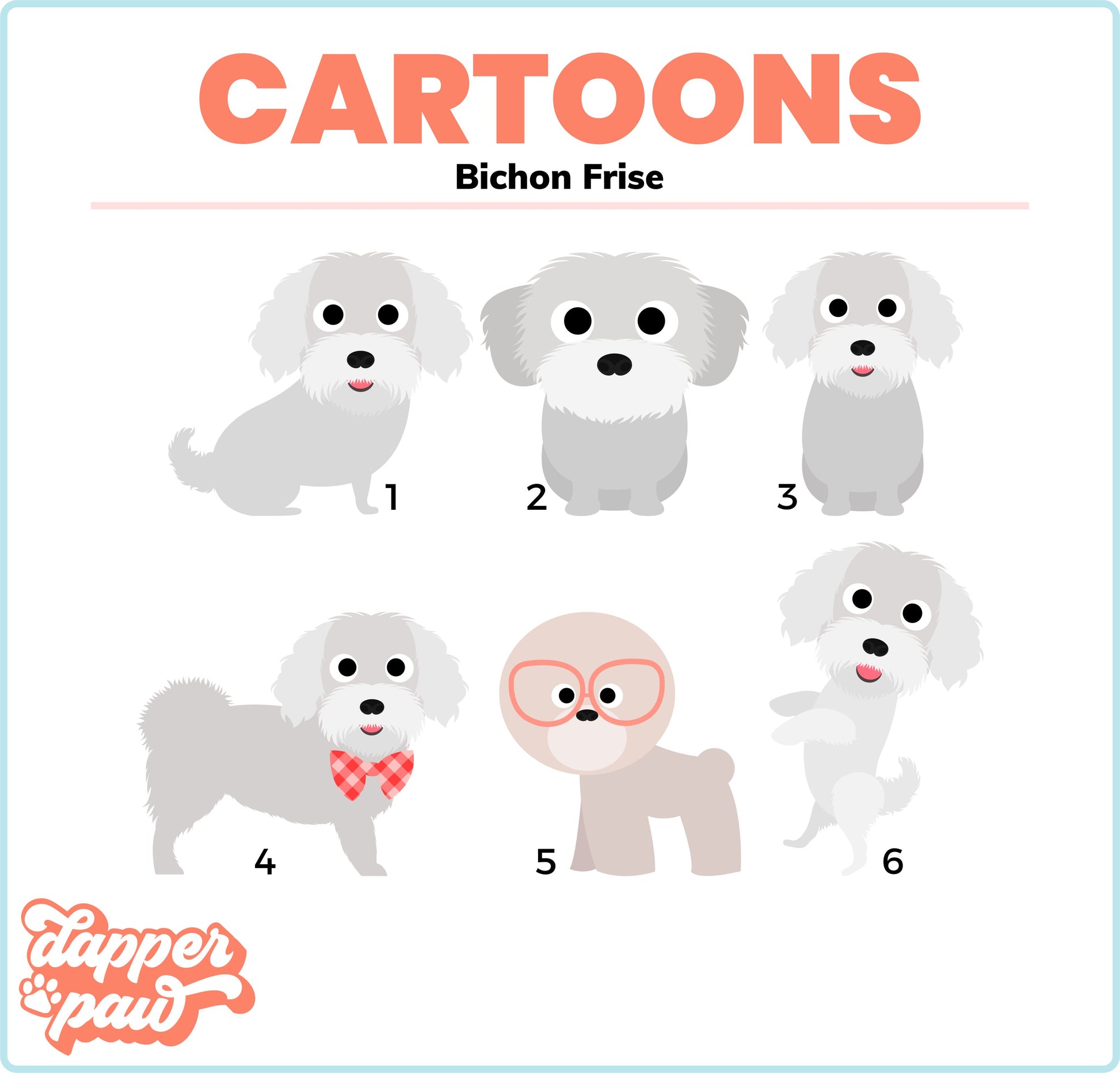Bichon Frise Mouse Pad - The Dapper Paw