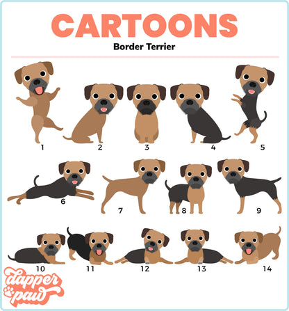 Border Terrier Mouse Pad - The Dapper Paw
