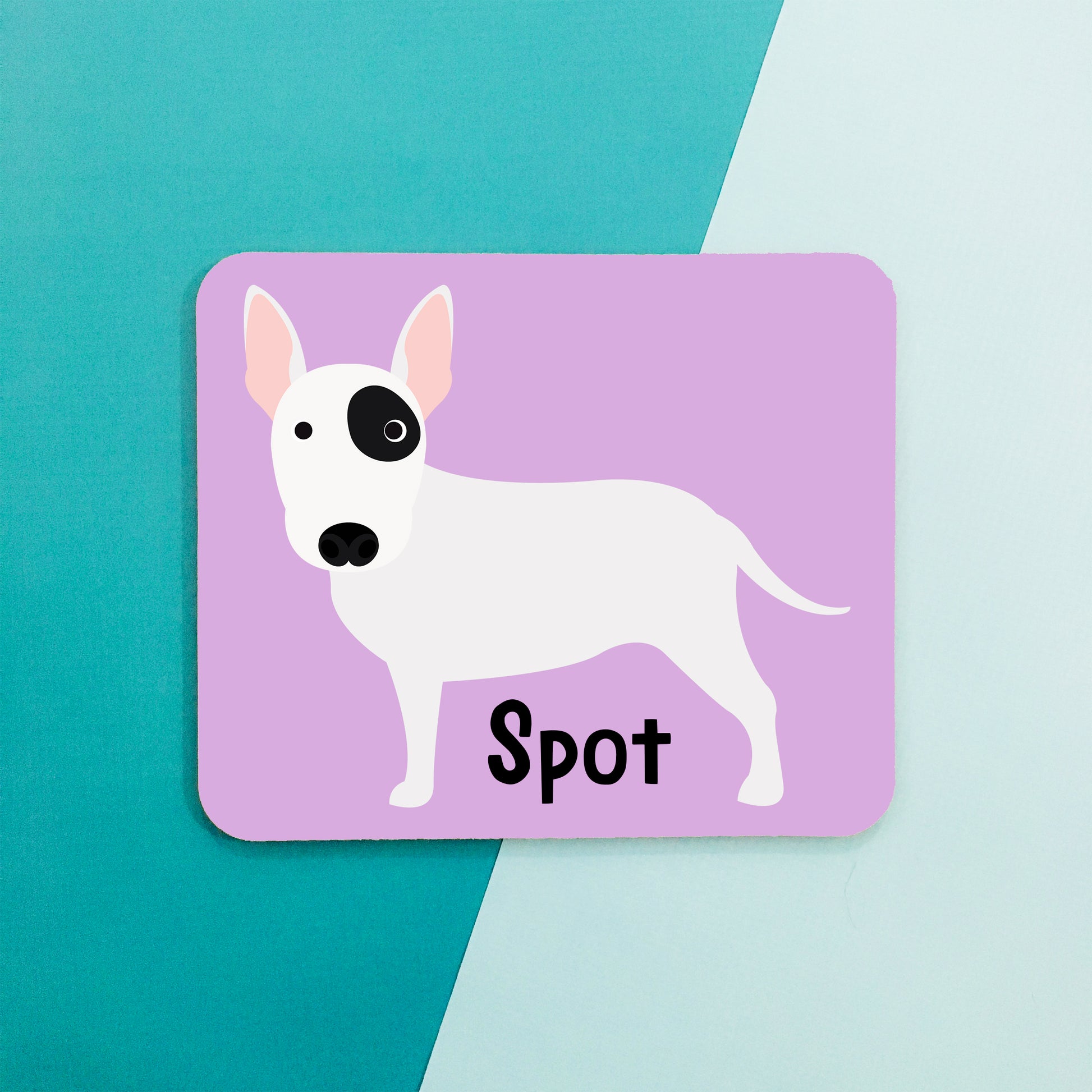 Bull Terrrier Mouse Pad - The Dapper Paw