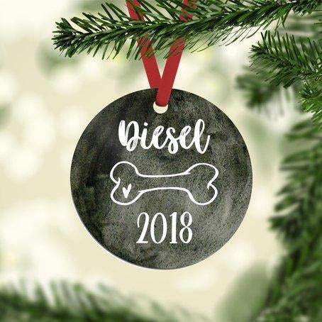 Chalkboard Photo Ornament - The Dapper Paw