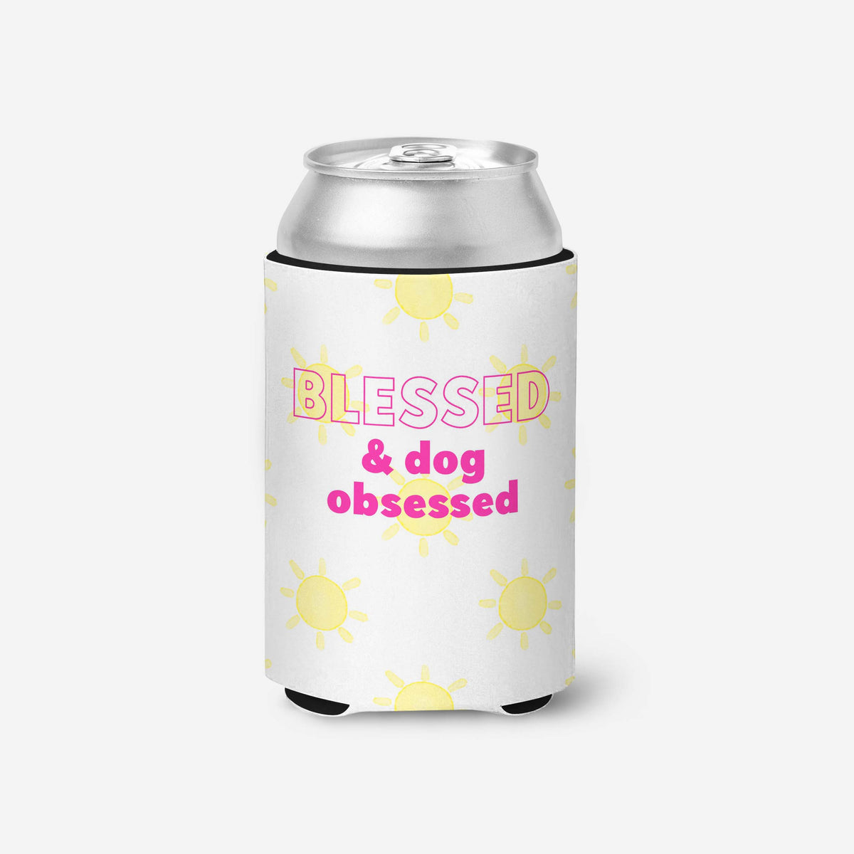 Blessed & Dog Obsessed Can Cooler