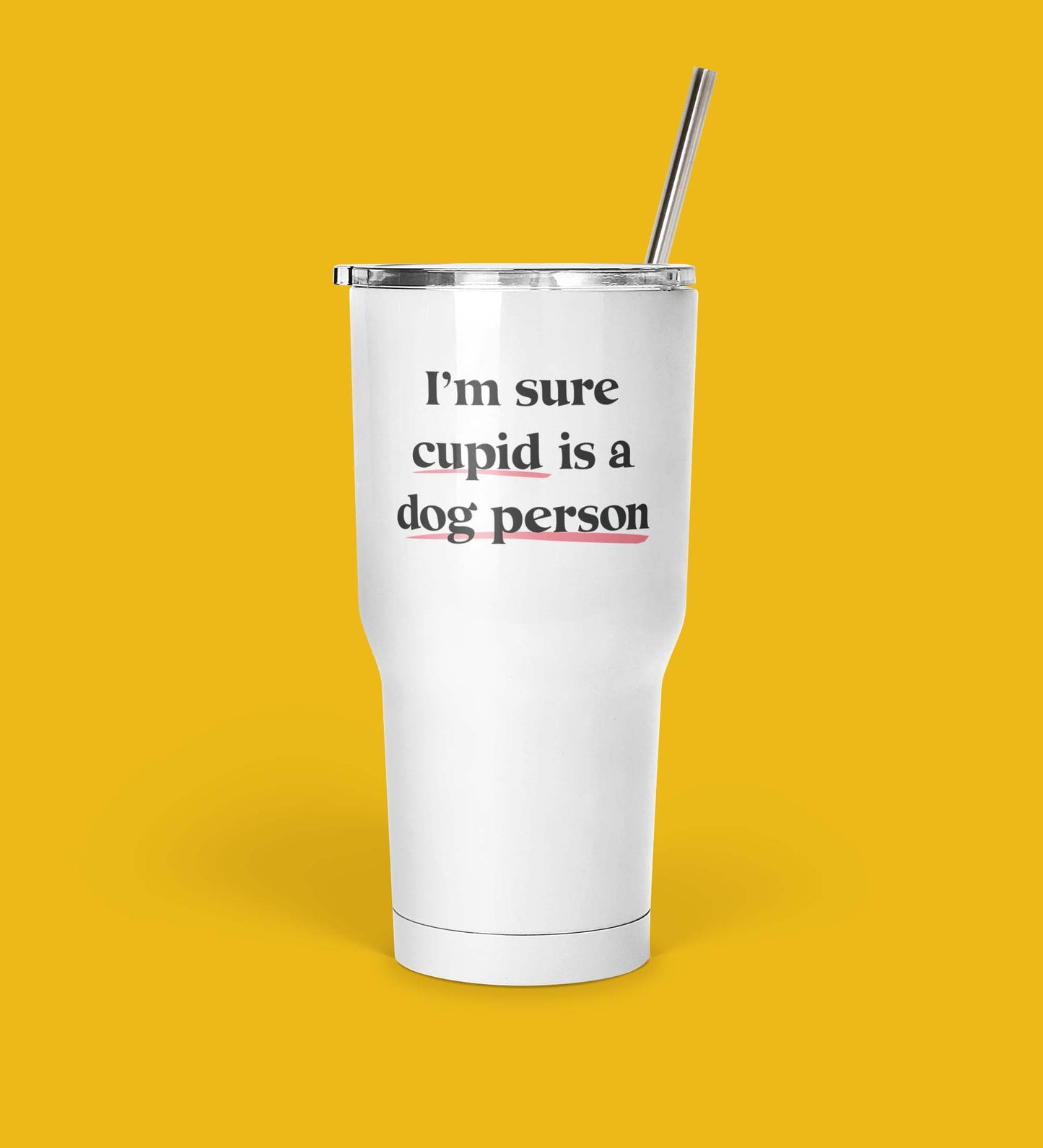 I'm Sure Cupid is A Dog Person Mug