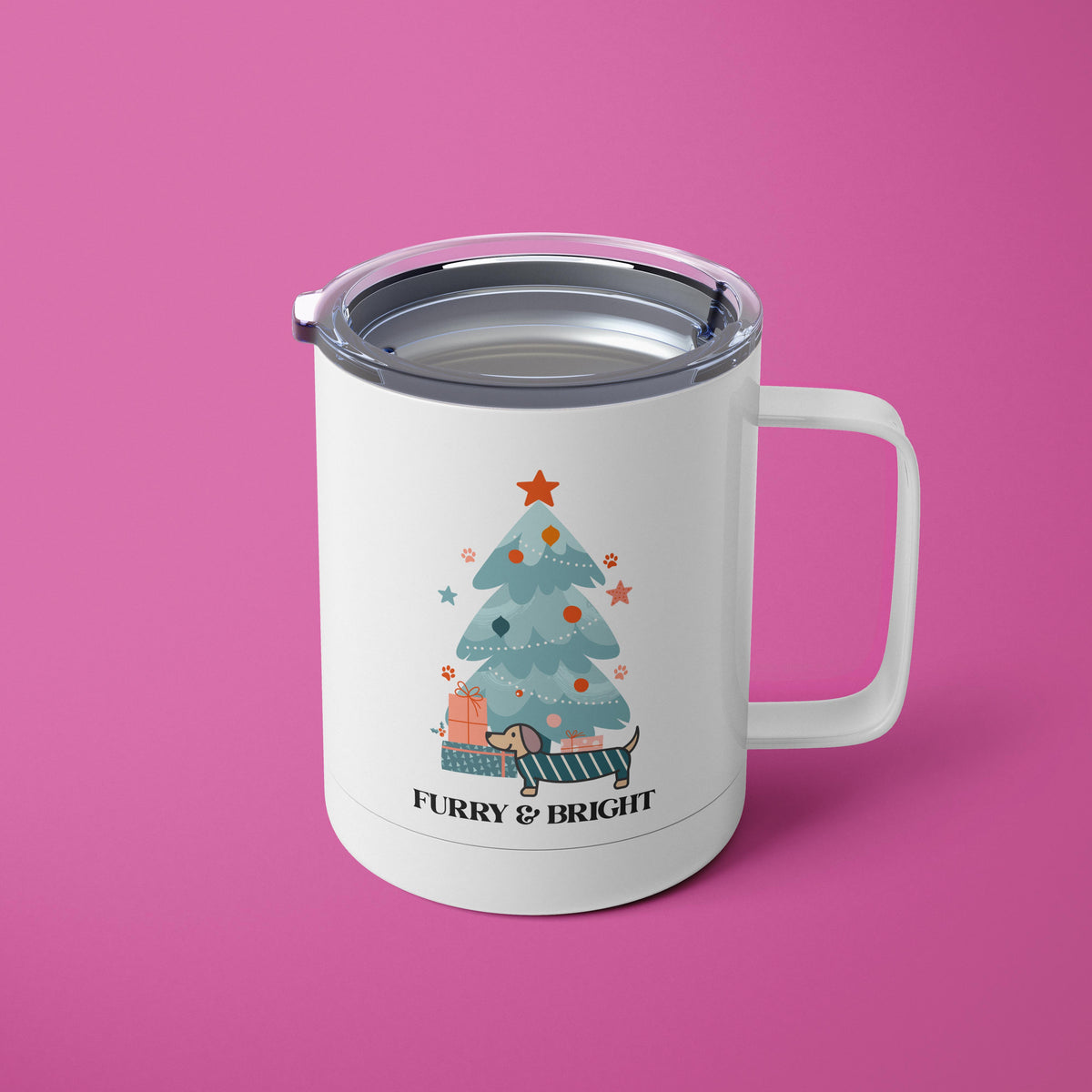 Furry & Bright | Holiday Dog Mug