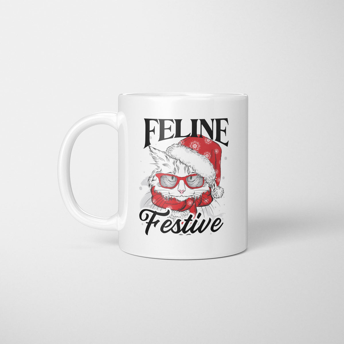 Feline Festive | Holiday Cat Mug