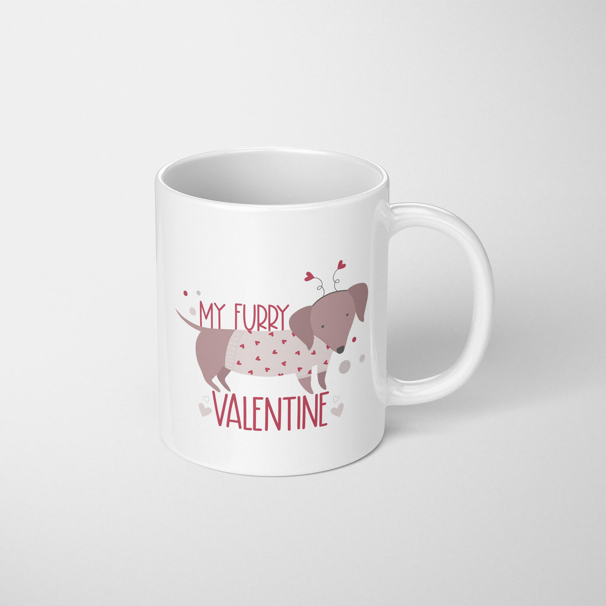 My Furry Valentine Mug | Holiday Dog Mug