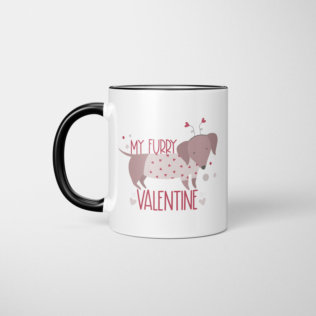My Furry Valentine Mug | Holiday Dog Mug