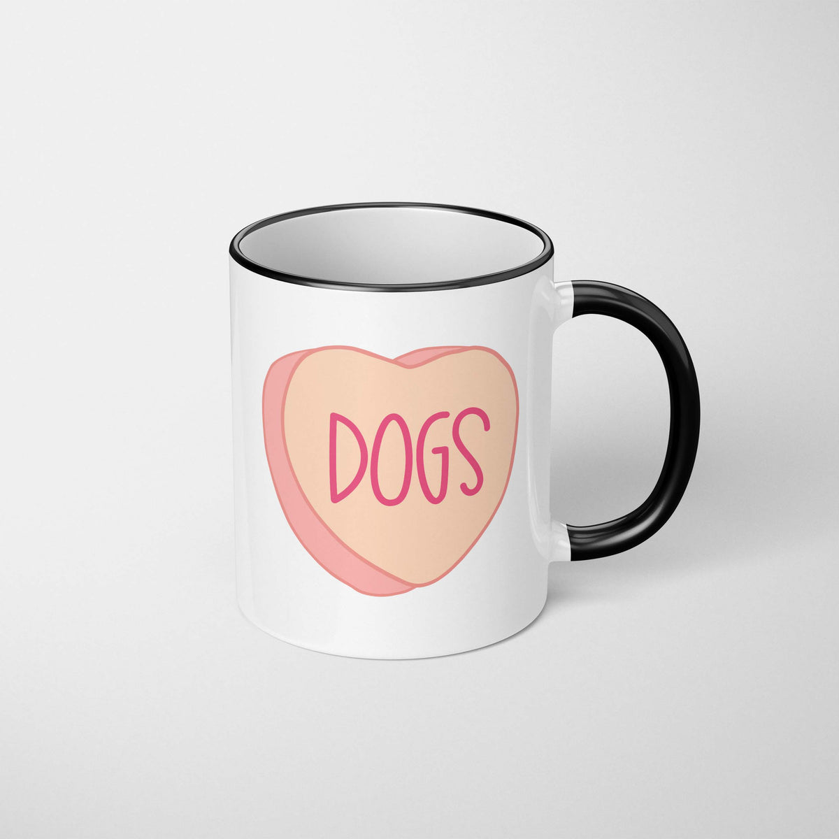 DOGS Heart Mug