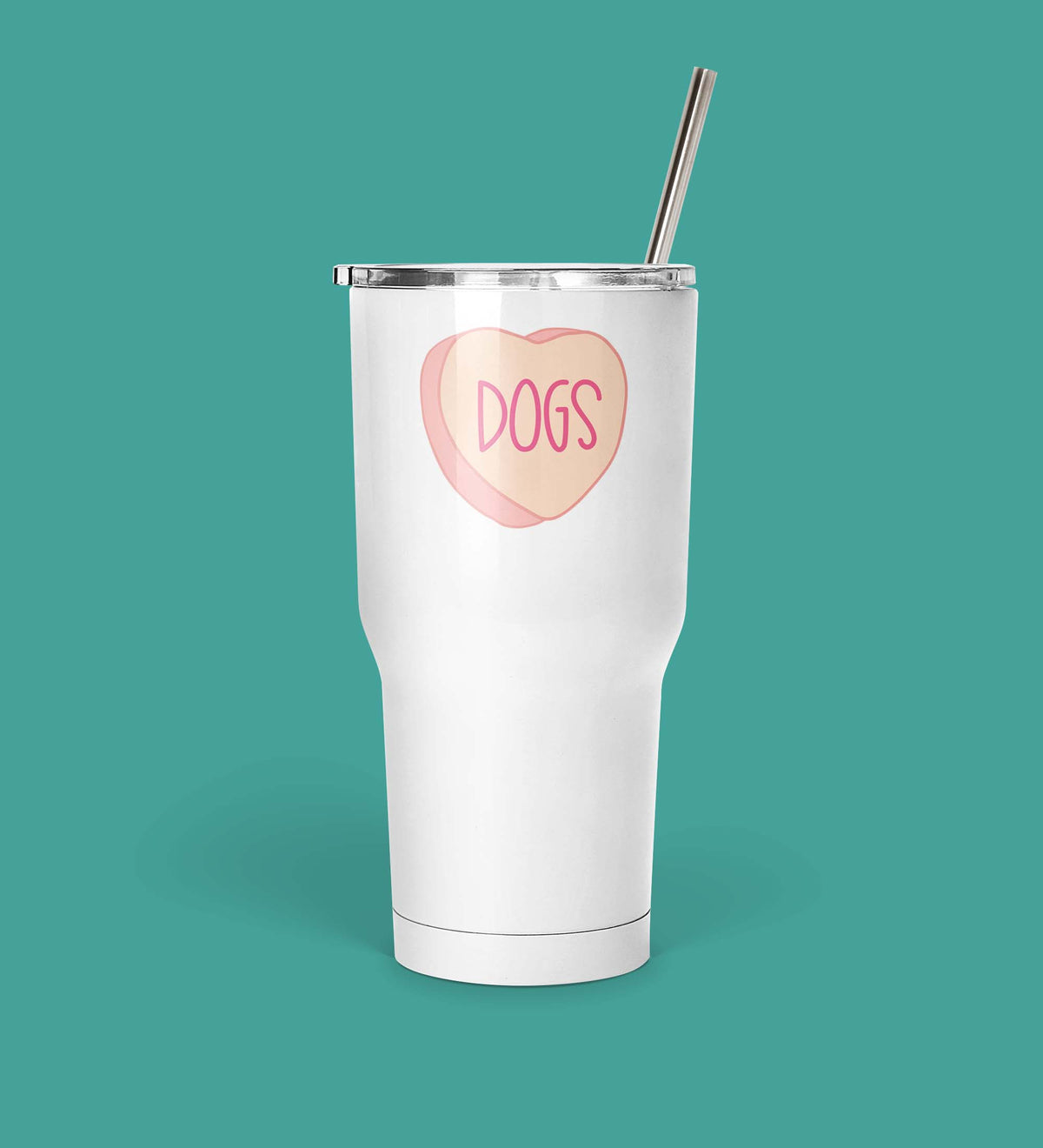 DOGS Heart Mug