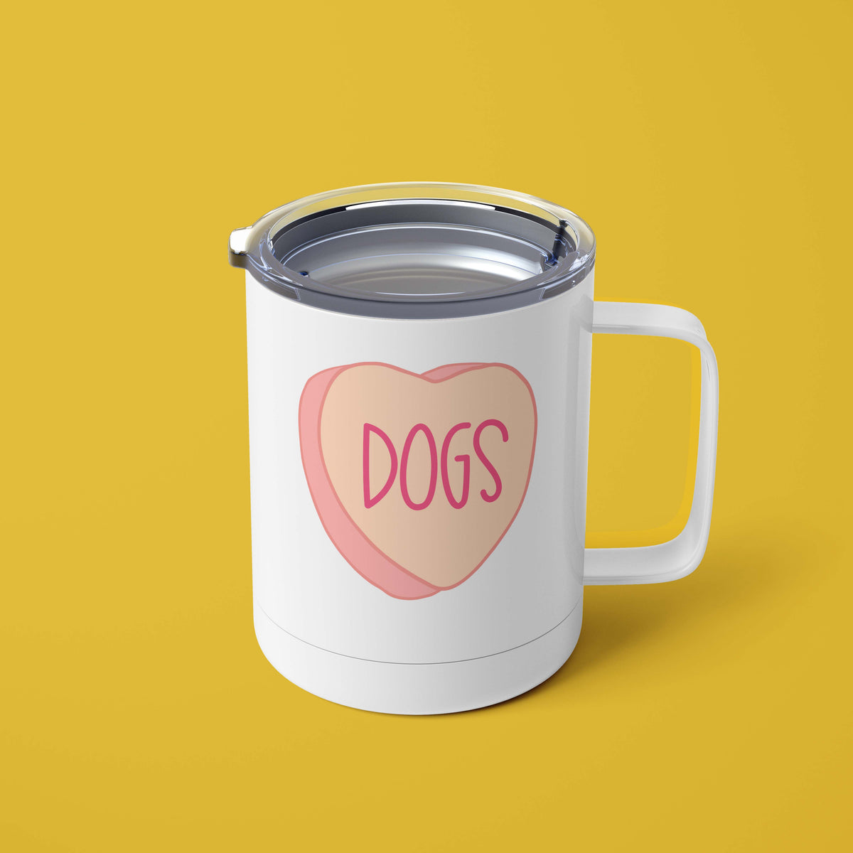 DOGS Heart Mug