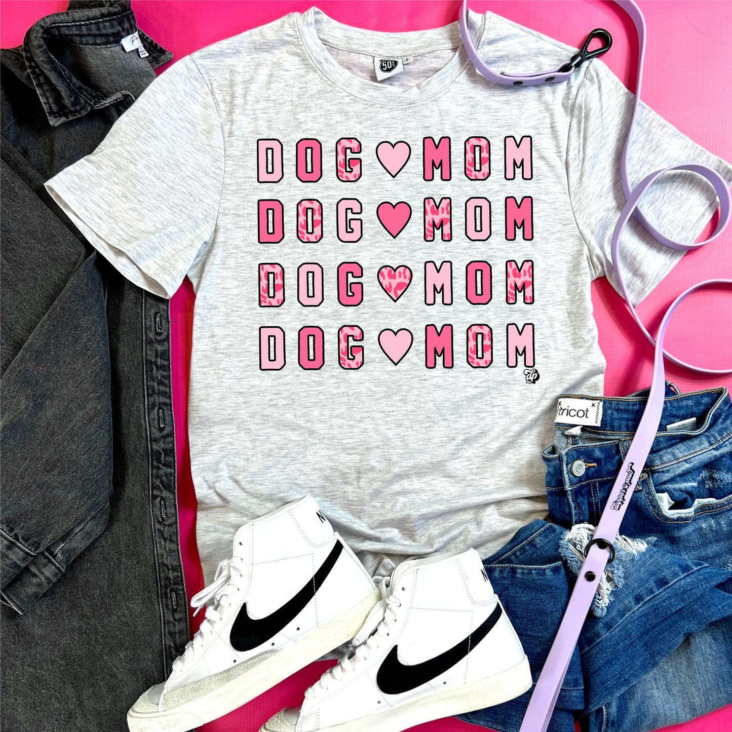 Leopard Letter Dog Mom | DP1003 | ASH