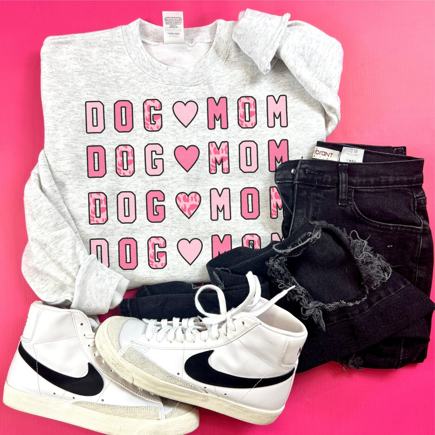 Leopard Letter Dog Mom | DP1003 | SS