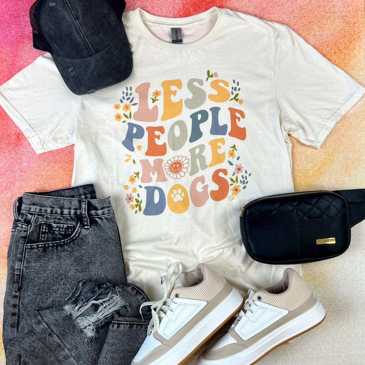 Less People More Dogs Unisex Tee - The Dapper Paw