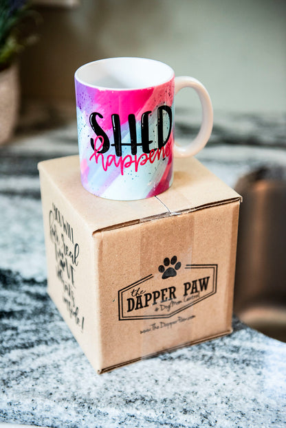 Full Color Shed Happens Coffee Mug - The Dapper Paw