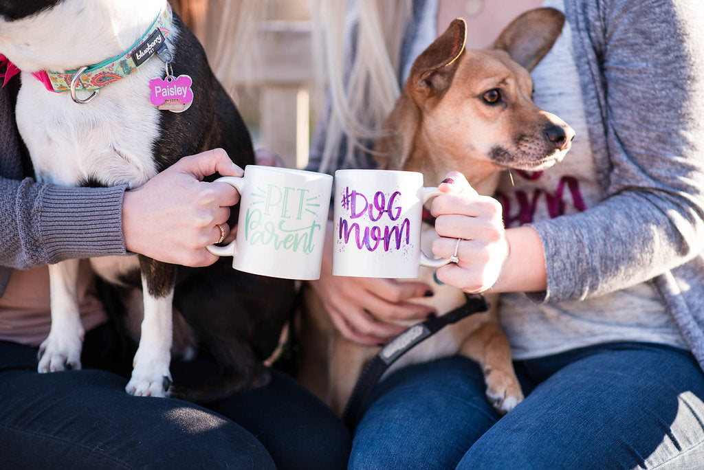 Pet Parent [hand lettered] Coffee Mug - The Dapper Paw
