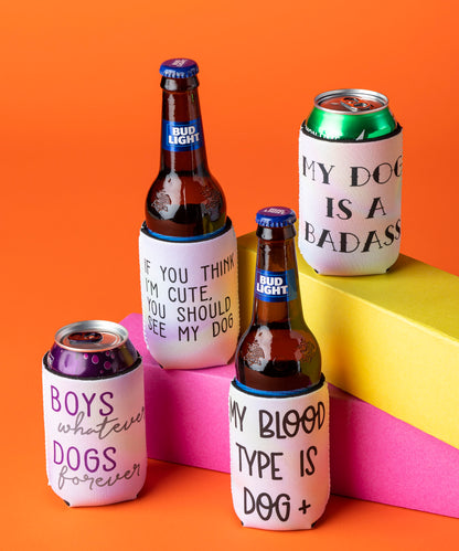 My Dog Is A Badass Can Cooler - The Dapper Paw