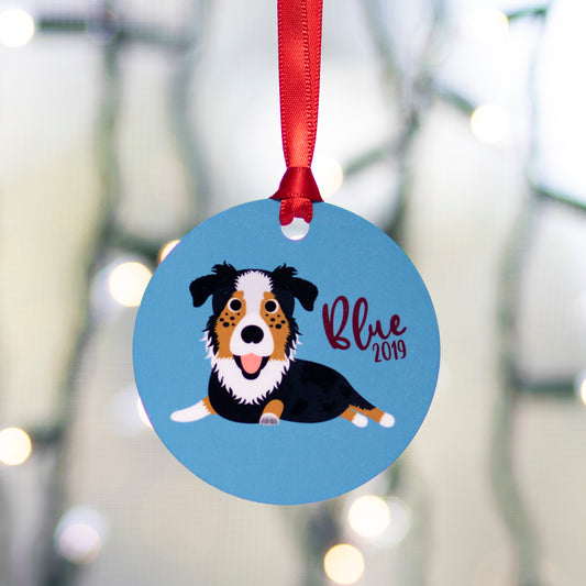 ALL BREEDS - Single Pet Cartoon Ornament - The Dapper Paw