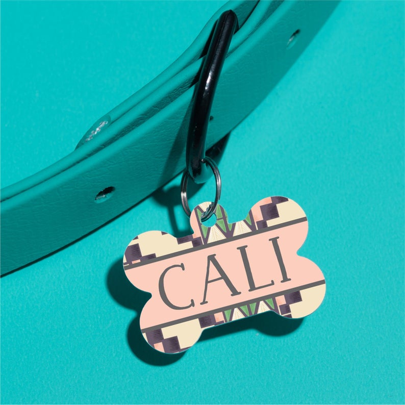 Desert Aztec Pet ID Tag - The Dapper Paw