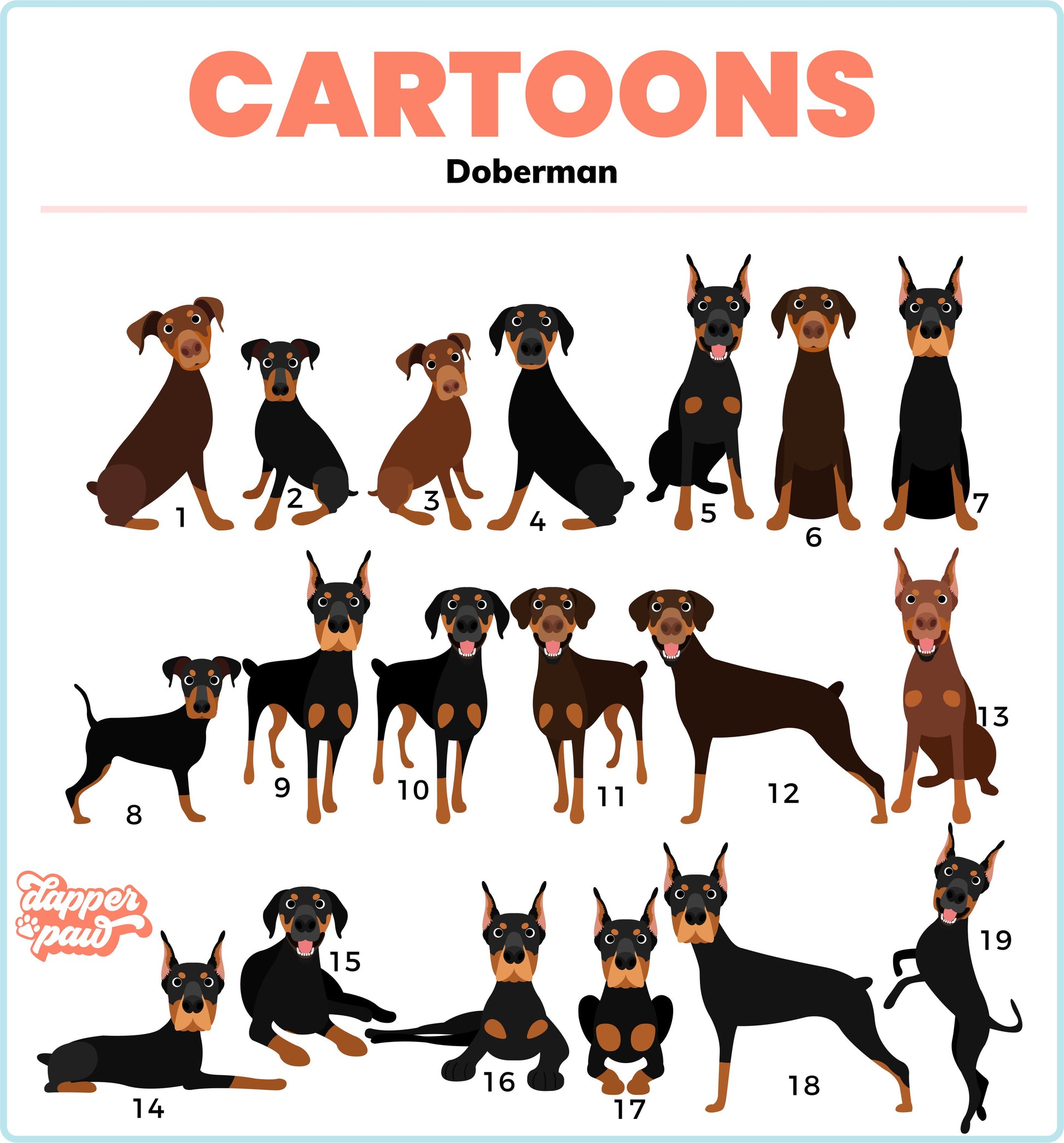 Multiple Dog Mug - The Dapper Paw