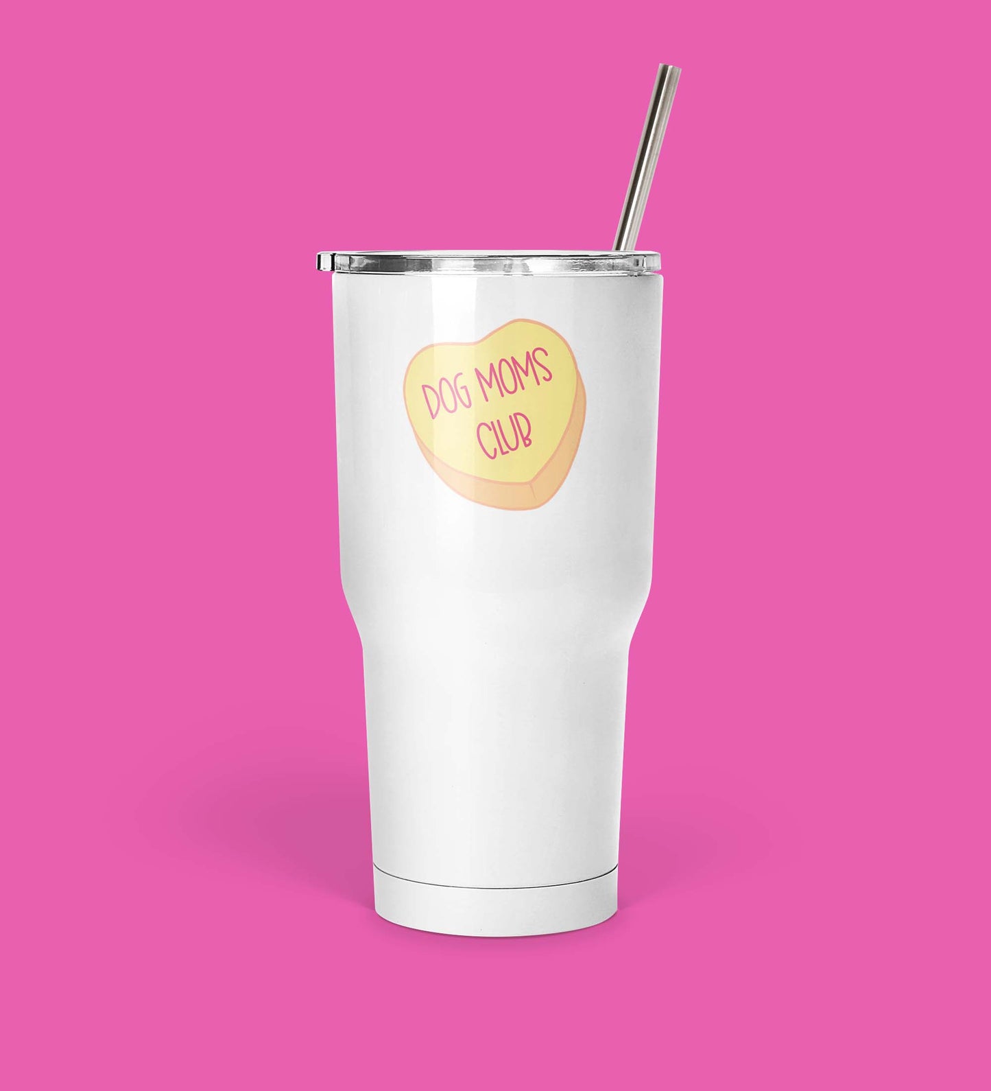 Dog Moms Club Heart Mug