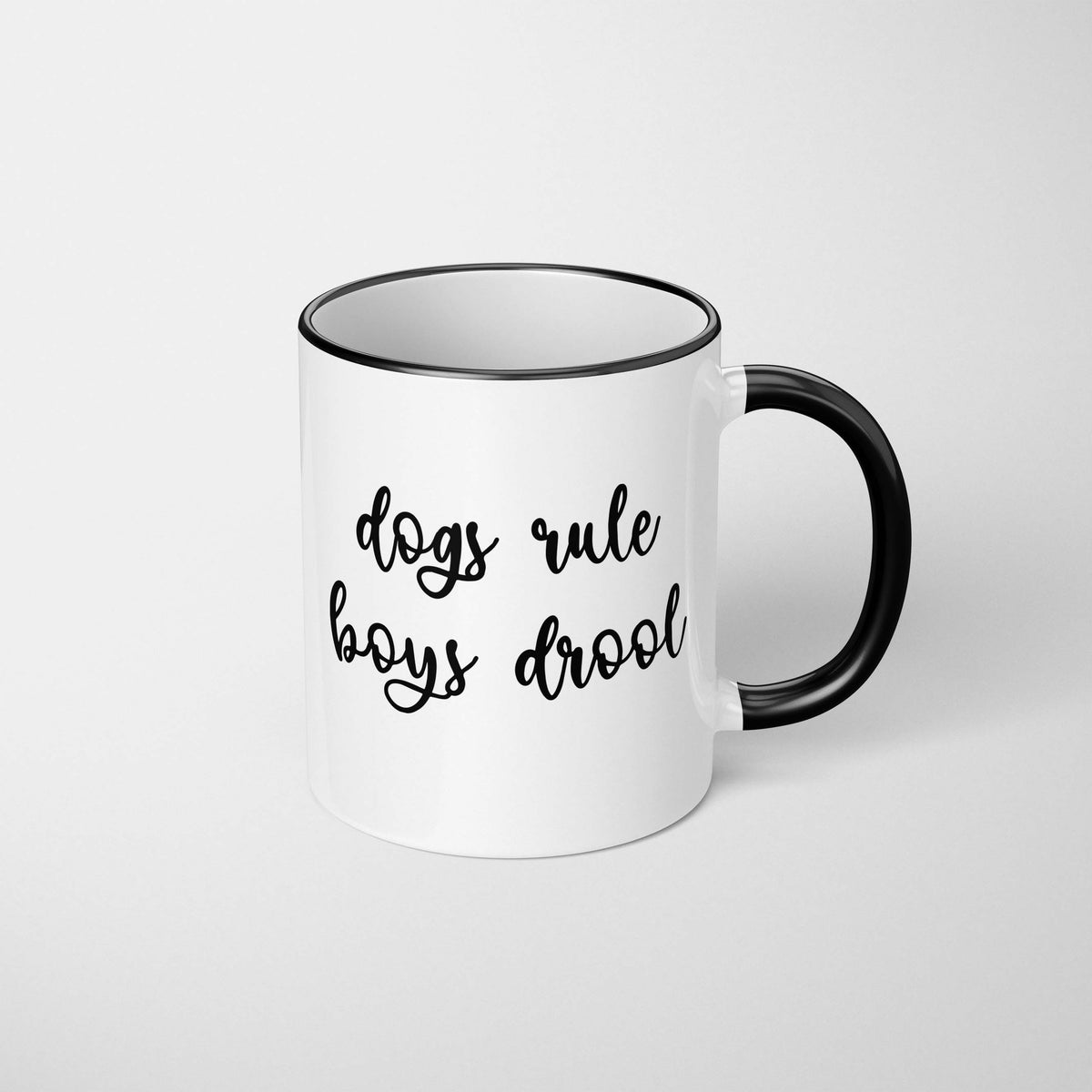 Dogs Rule Boys Drool Mug