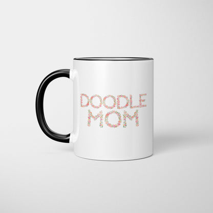 Doodle Mom Floral Mug