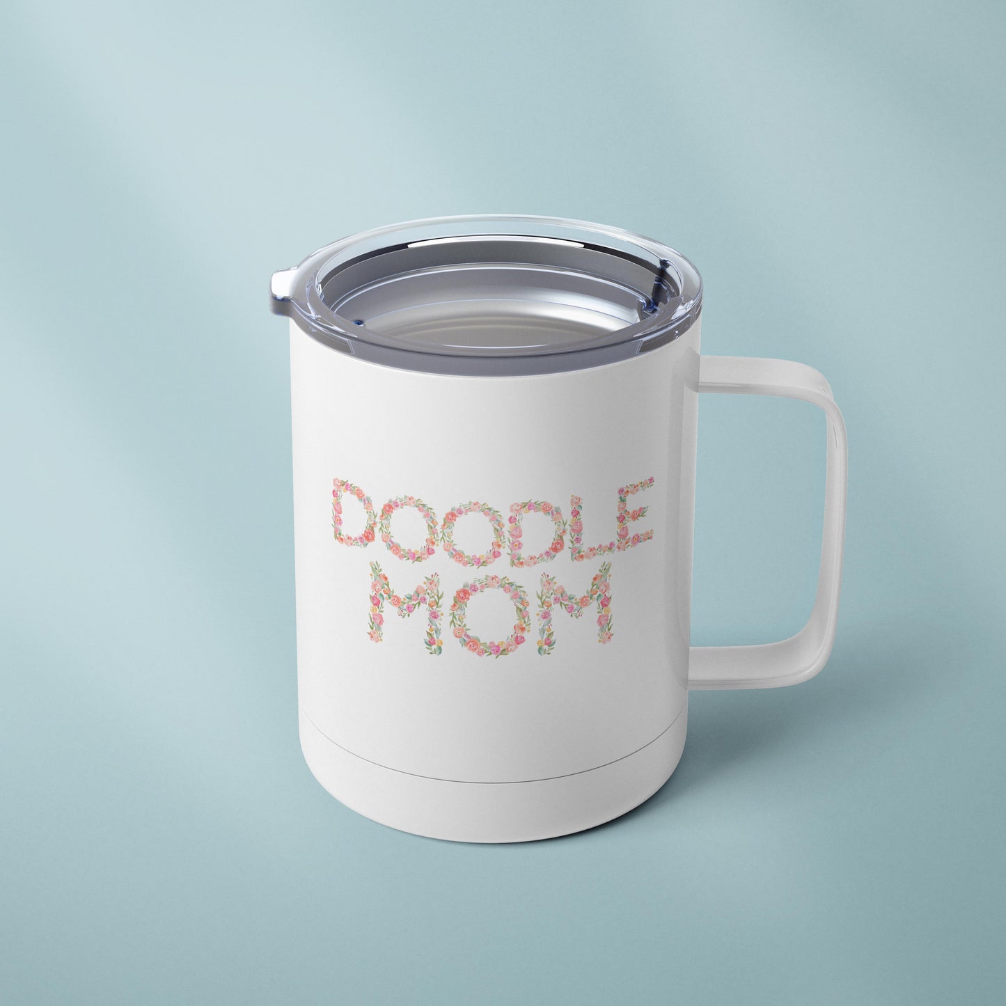 Doodle Mom Floral Mug