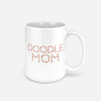 Doodle Mom Floral Mug