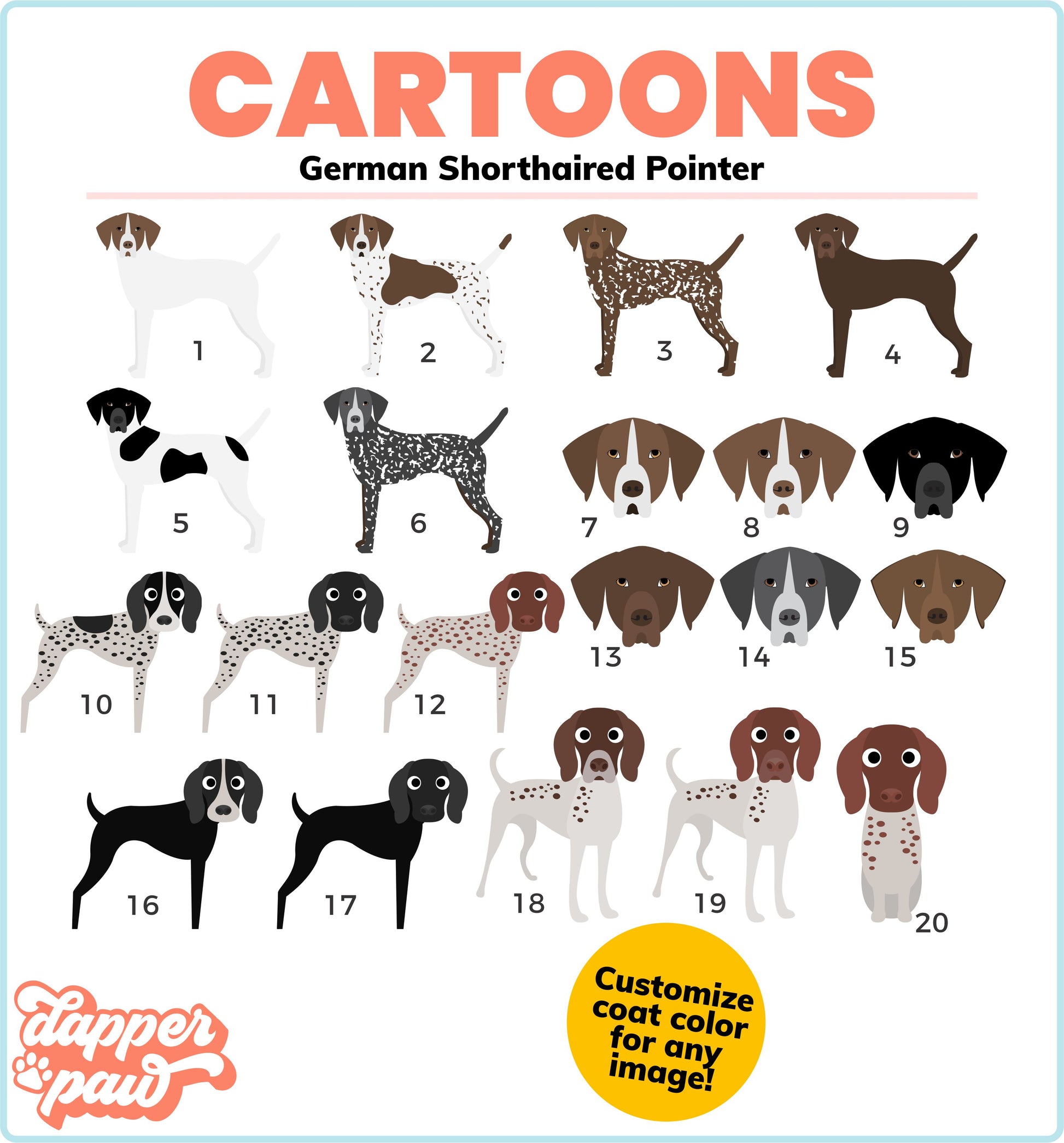 Multiple Dog Mug - The Dapper Paw
