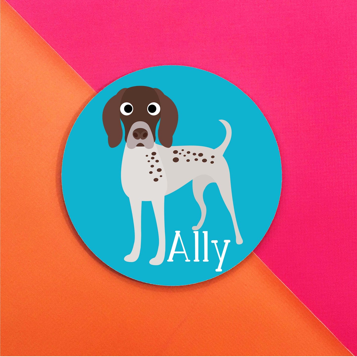 German Shorthaired Pointer (GSP) Mouse Pad - The Dapper Paw
