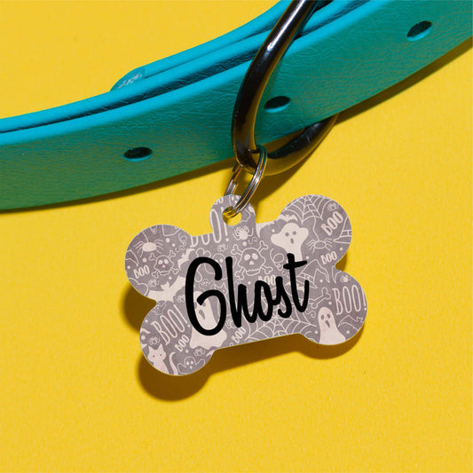 Ghost Pet ID Tag