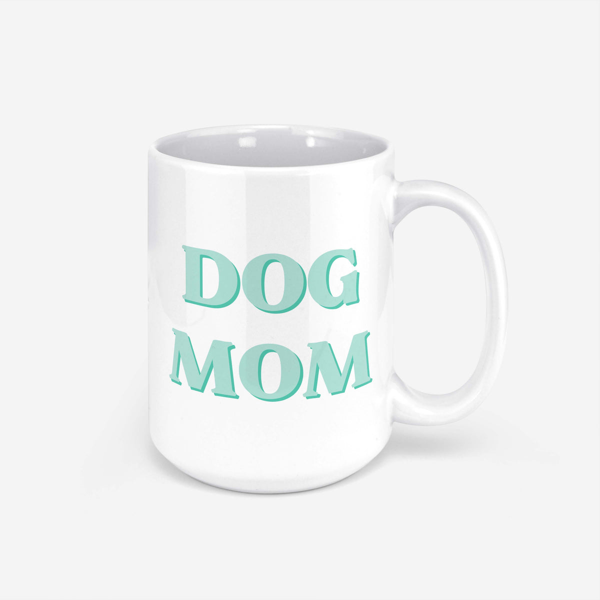 Green Layered Dog Mom Mug