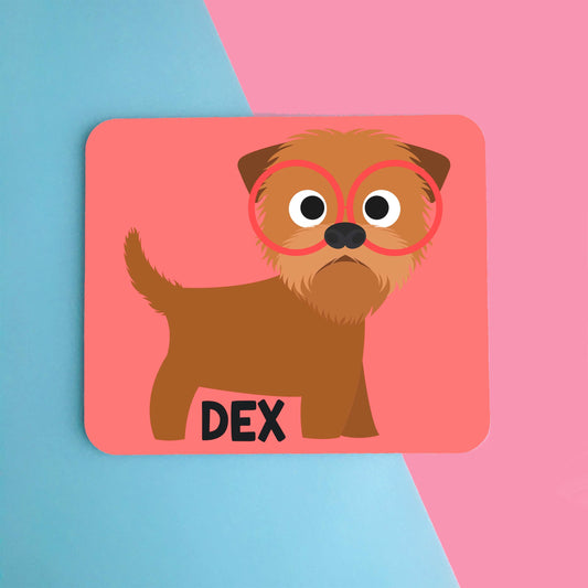 Griffon Bruxellois Mouse Pad - The Dapper Paw