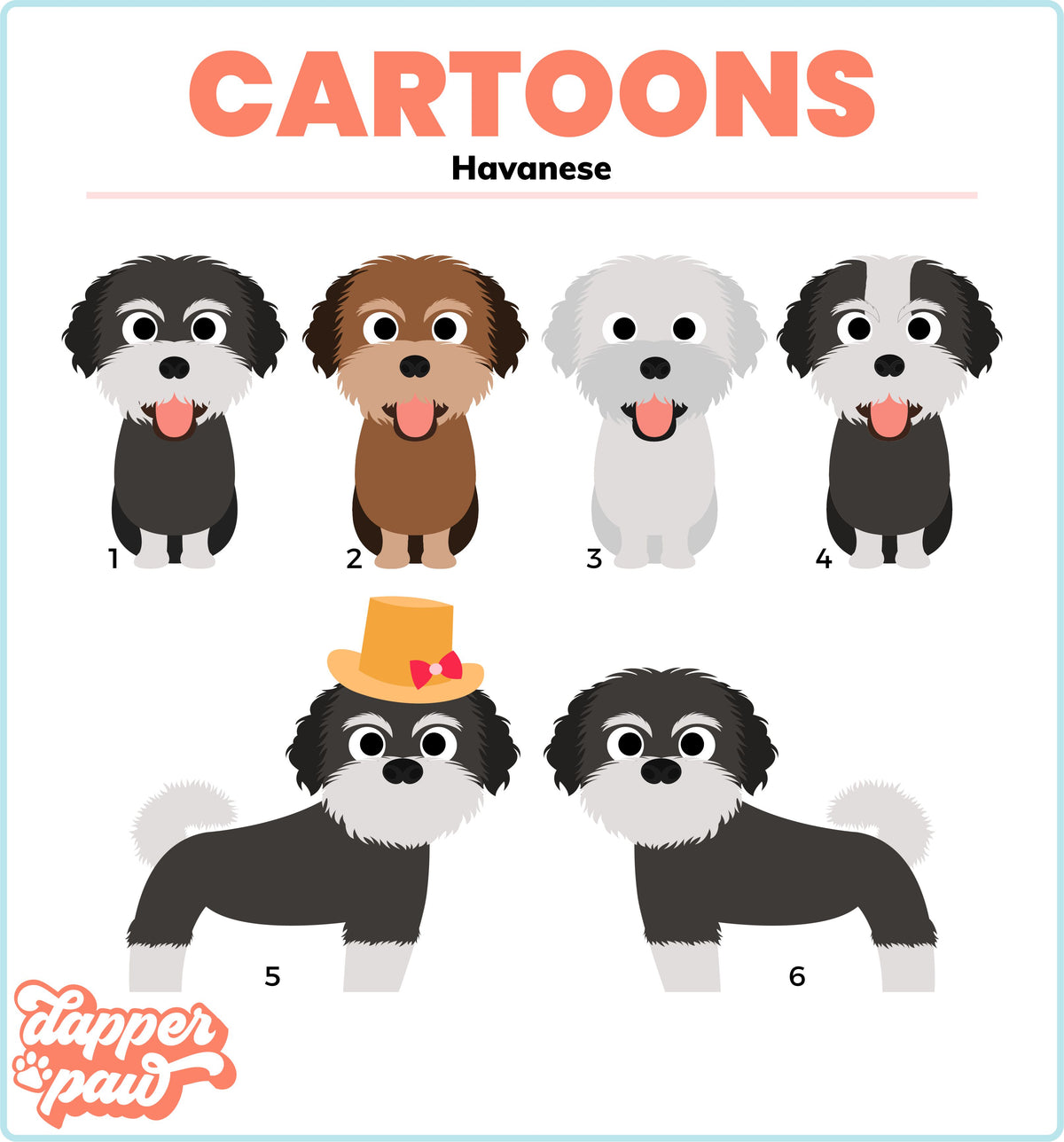 Pup and Me Cartoon Ornament - The Dapper Paw