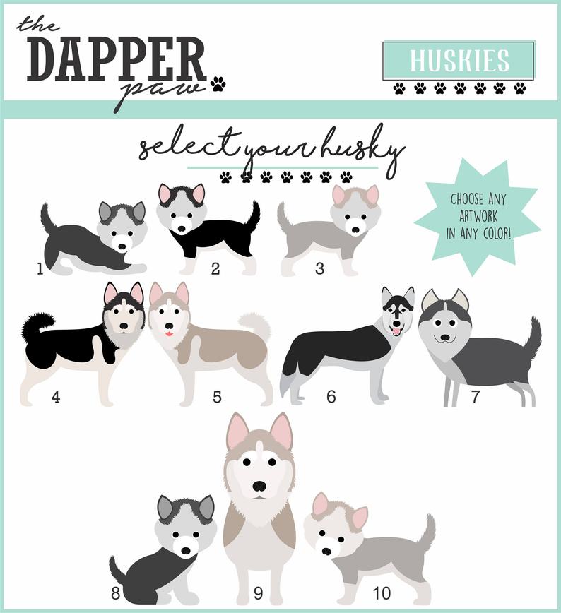 Husky Mouse Pad - The Dapper Paw