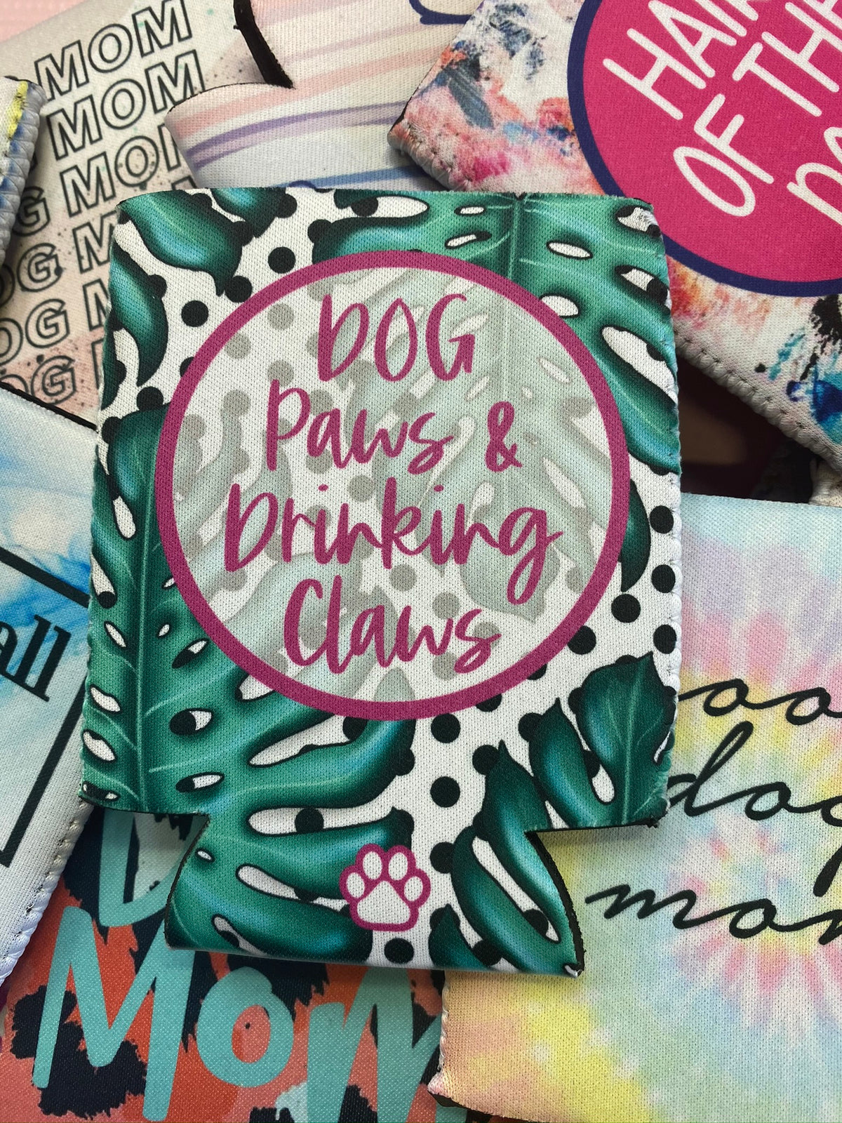 Dog Paws Drinkin' Claws Can Cooler - The Dapper Paw