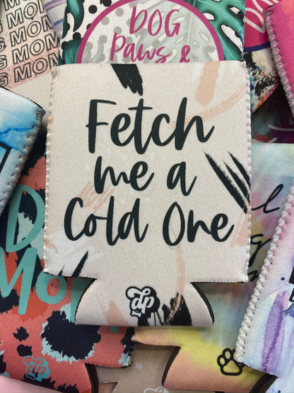 Fetch Me a Cold One Can Cooler - The Dapper Paw
