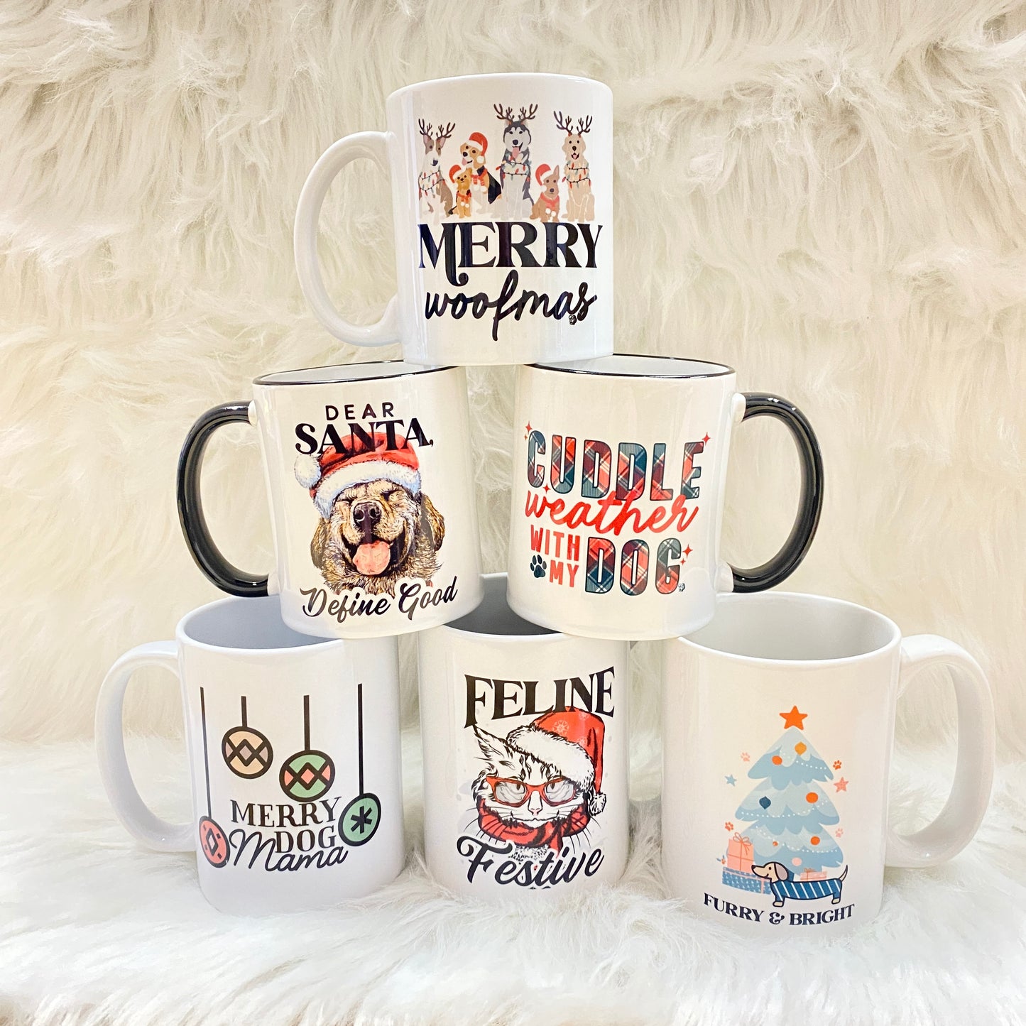 Dear Santa, Define Good | Holiday Dog Mug