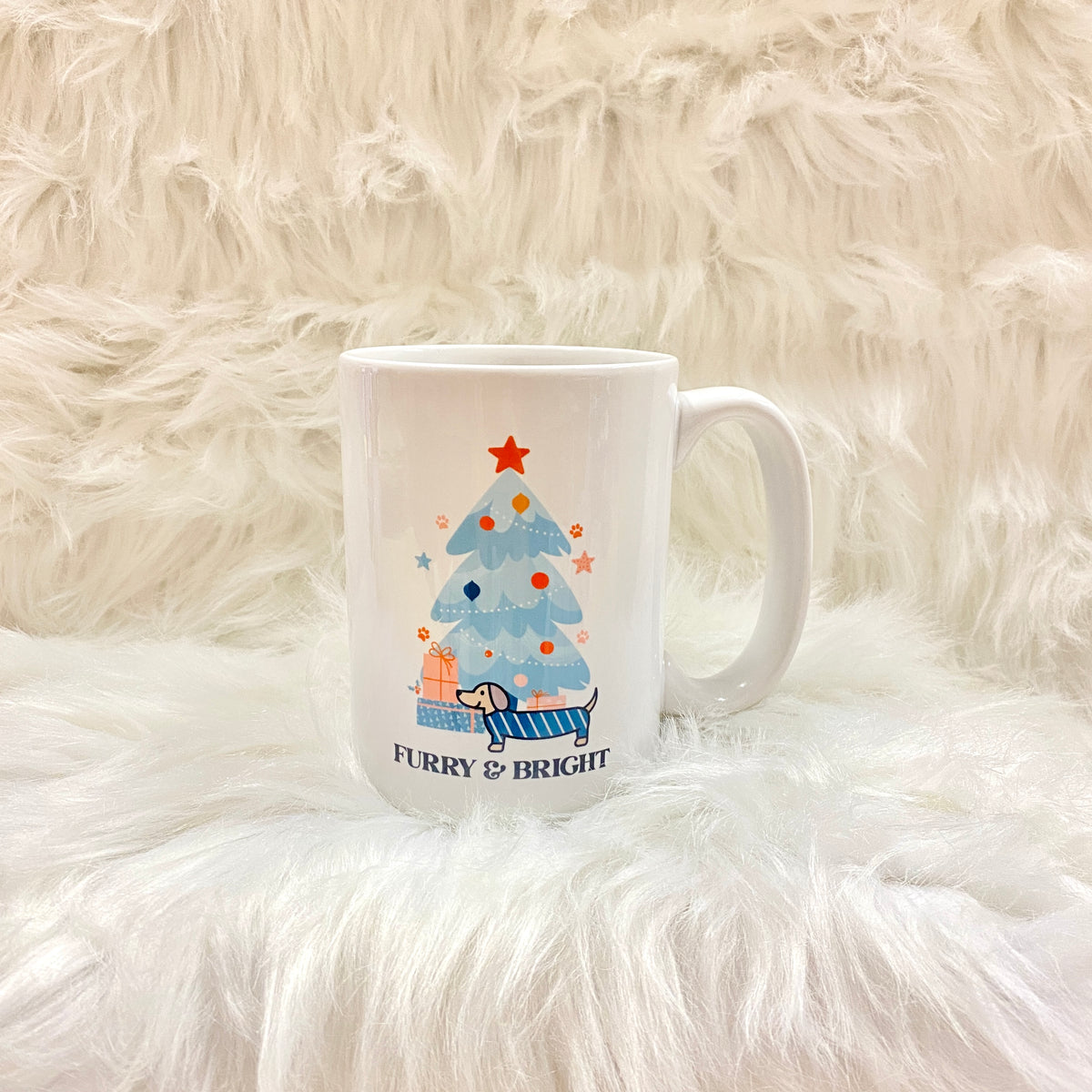 Furry & Bright | Holiday Dog Mug