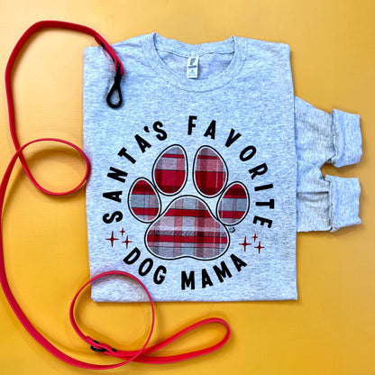 Santa's Favorite Dog Mama Sweatshirt | DP1103