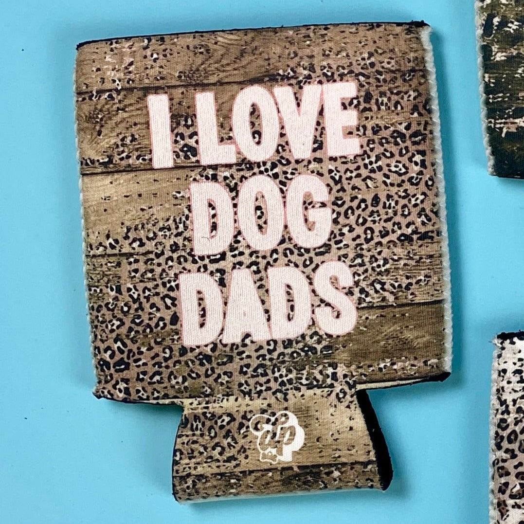 I Love Dog Dads Can Cooler