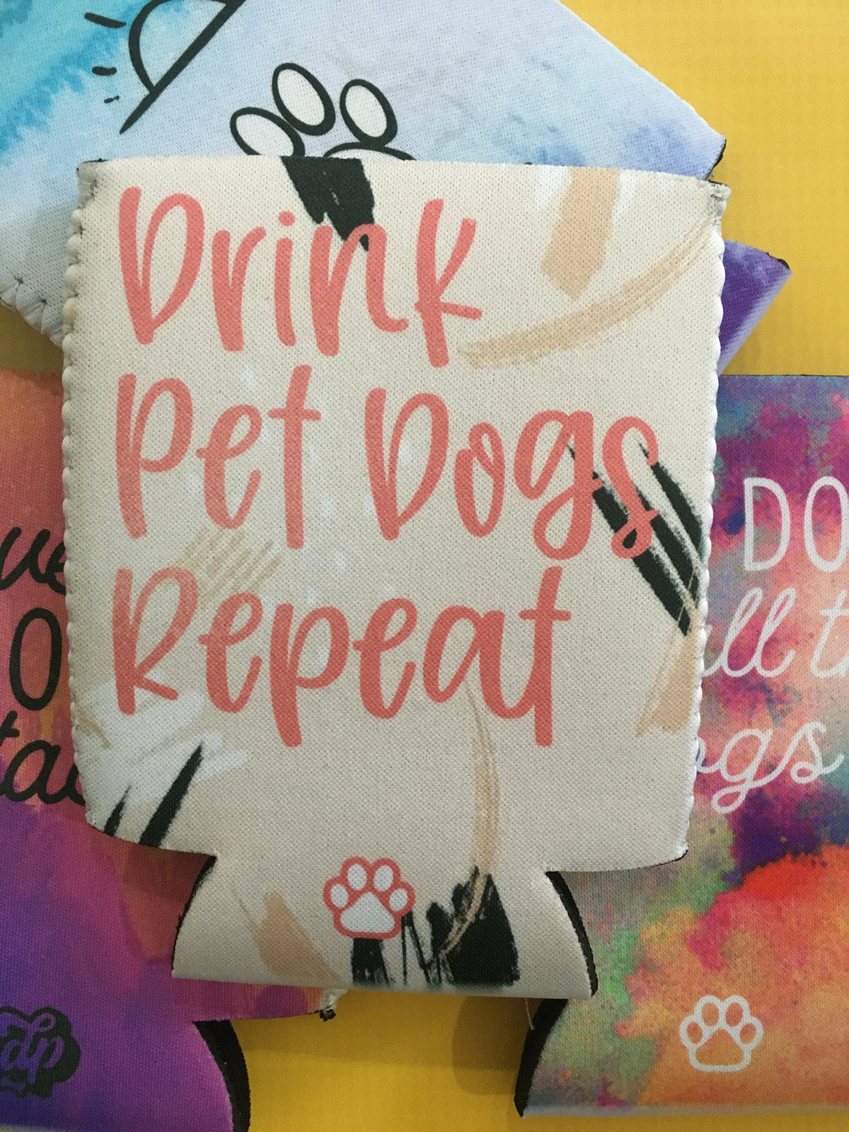 Drink, Pet Dogs, Repeat Can Cooler - The Dapper Paw