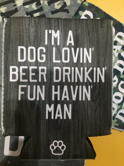 I'm a Dog Lovin' Man Can Cooler - The Dapper Paw