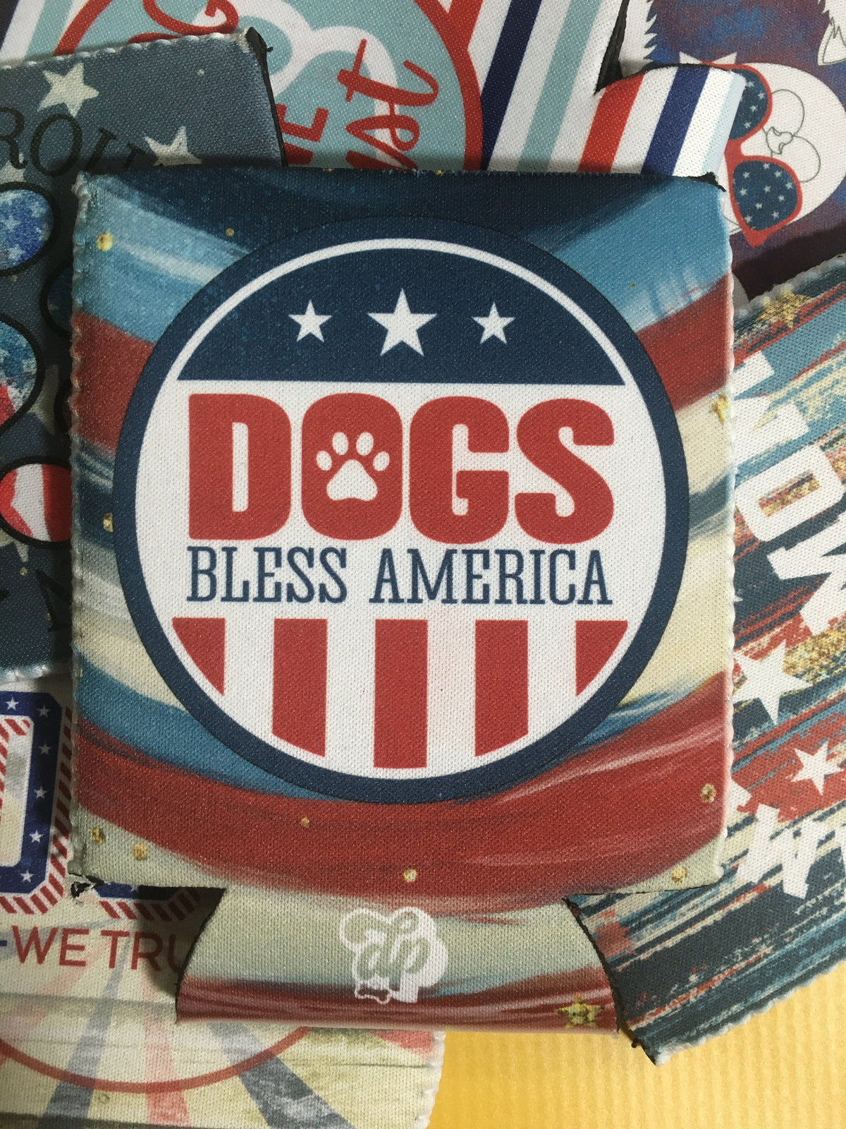 Dogs Bless America Can Cooler