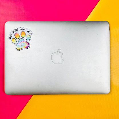Wag More Bark Less Die Cut Sticker