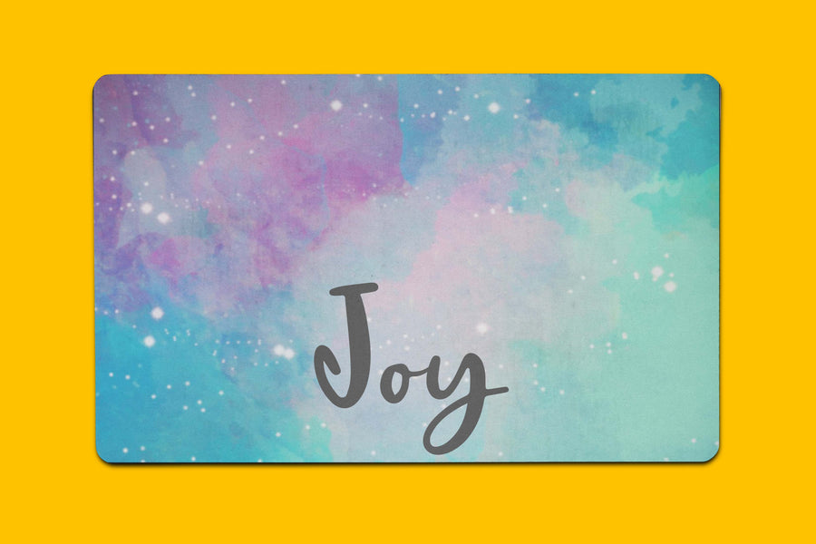 Joy Watercolor Placemat
