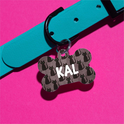 Black Cats Pet ID Tag